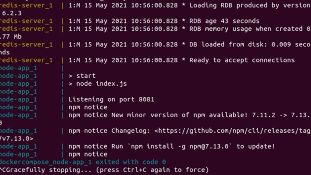 Docker restart